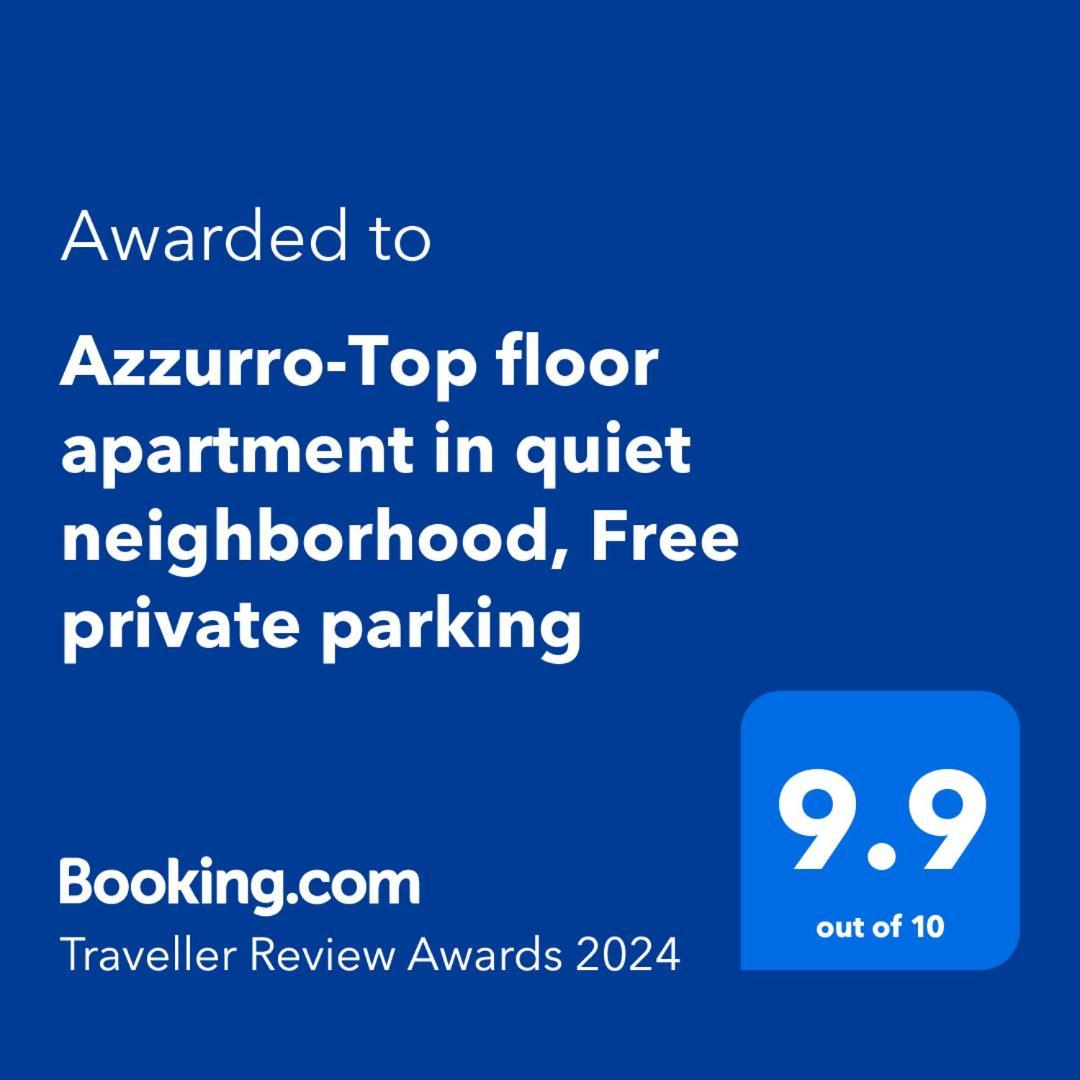 Azzurro-Top Floor Apartment In Quiet Neighborhood, Free Private Parking Varna Bagian luar foto